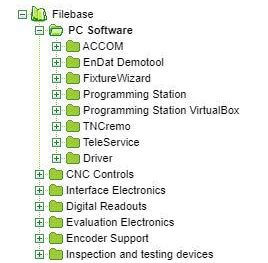 Directory del sito Heidenhain per scaricare simulatore Heidenhain