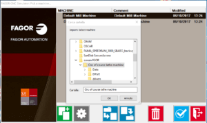 Come caricare una macchina nel simulatore cnc FREE Fagor