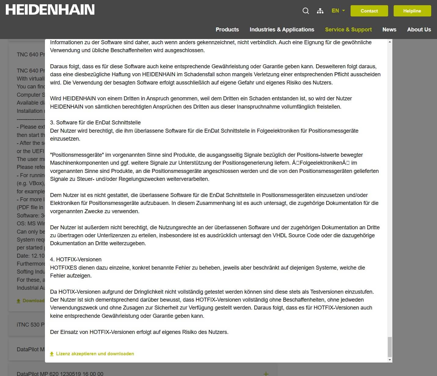 Heidenhain Simulator Licence Agreement